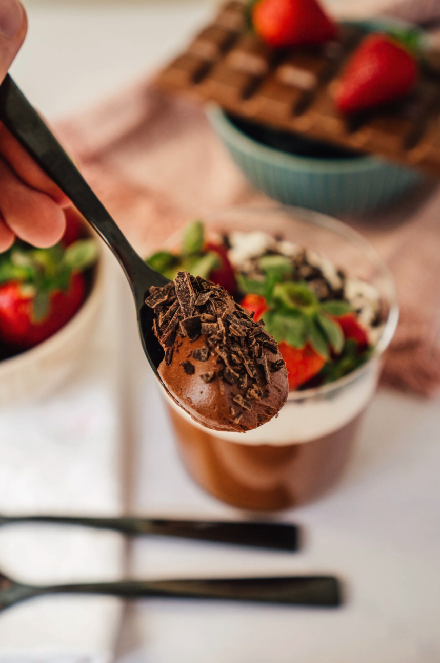 Chocolate Mousse With Swirl Infusion